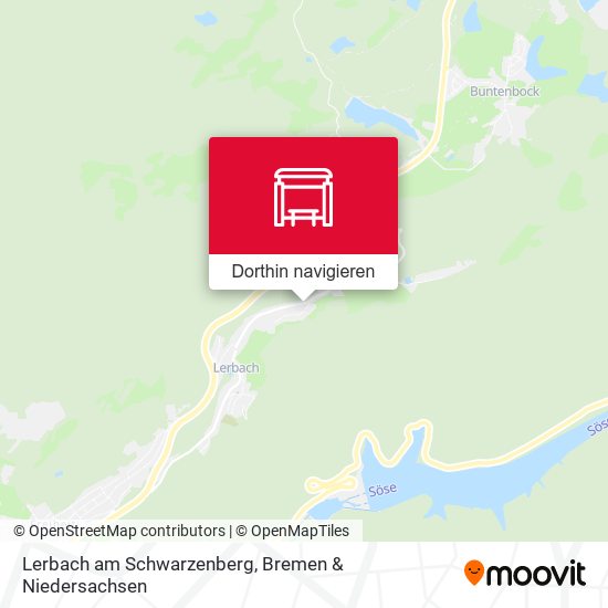Lerbach am Schwarzenberg Karte