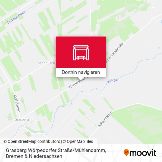 Grasberg Wörpedorfer Straße / Mühlendamm Karte
