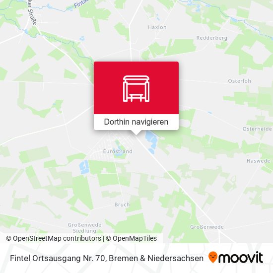 Fintel Ortsausgang Nr. 70 Karte