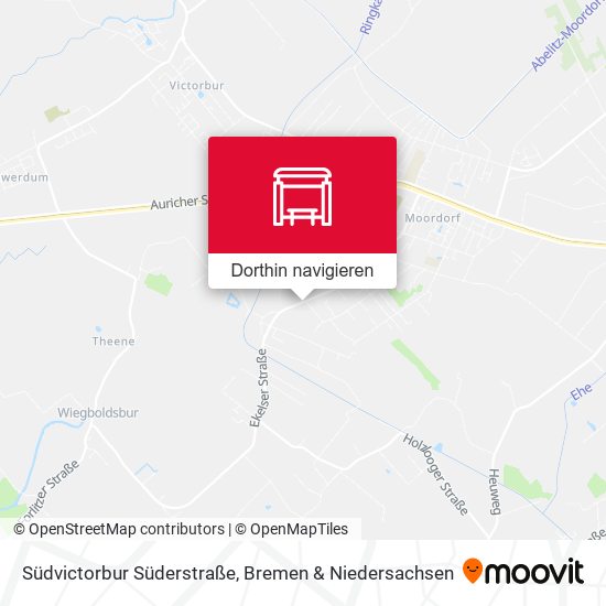 Südvictorbur Süderstraße Karte