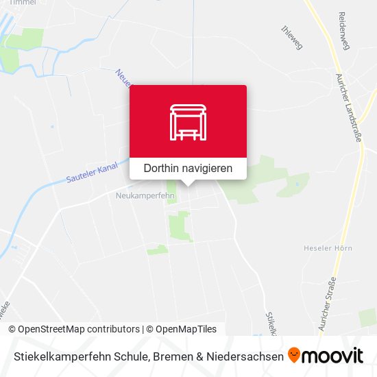 Stiekelkamperfehn Schule Karte