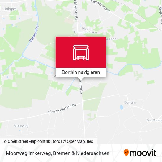 Moorweg Imkerweg Karte