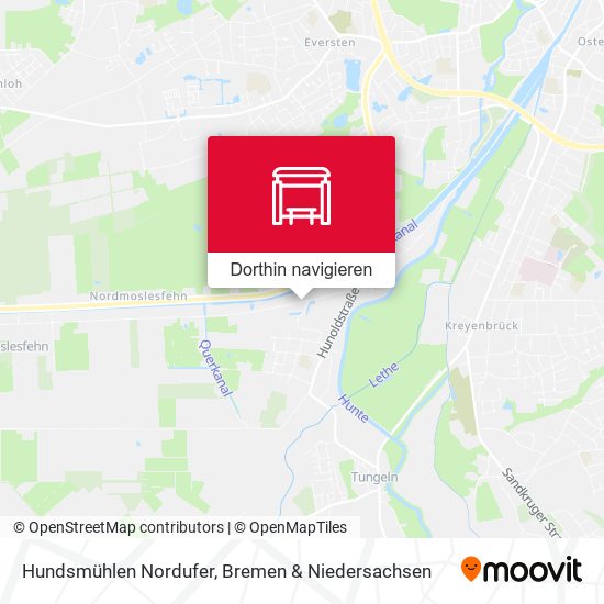 Hundsmühlen Nordufer Karte