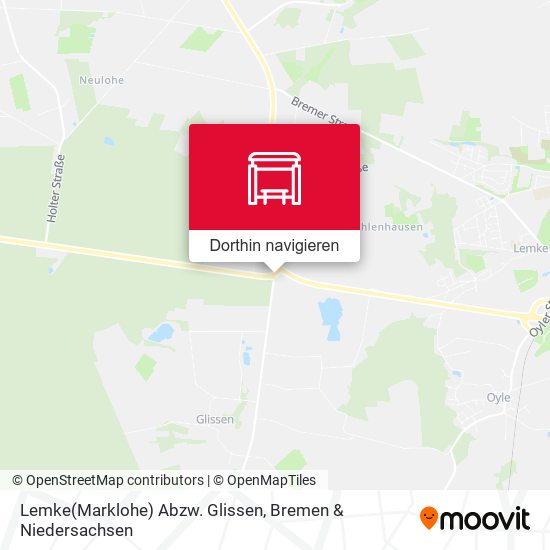 Lemke(Marklohe) Abzw. Glissen Karte