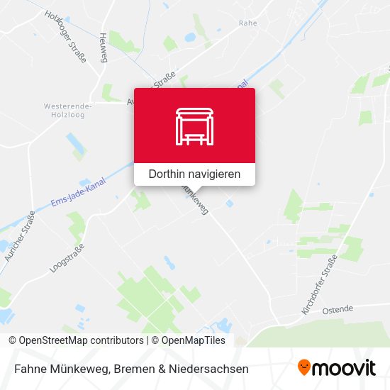 Fahne Münkeweg Karte