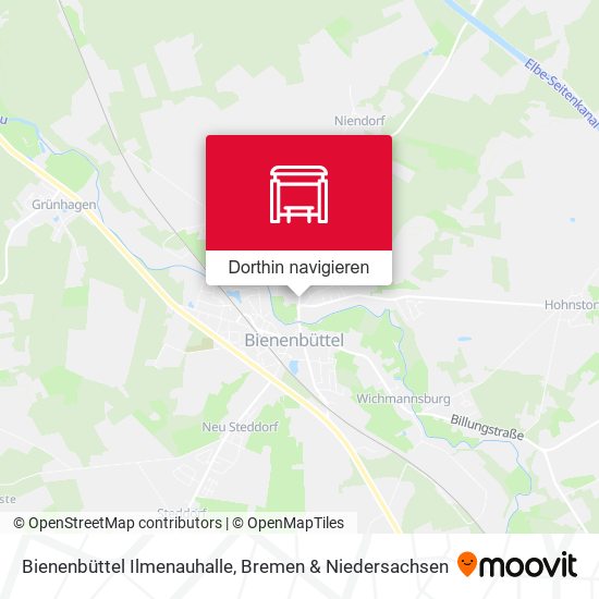 Bienenbüttel Ilmenauhalle Karte