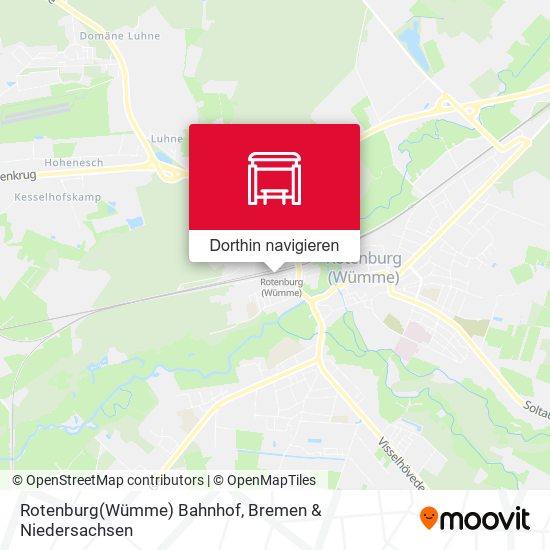 Rotenburg(Wümme) Bahnhof Karte