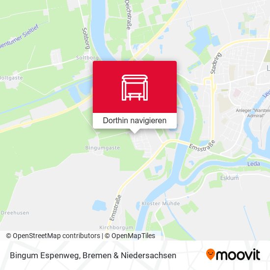 Bingum Espenweg Karte