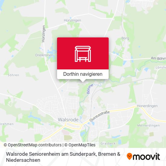 Walsrode Seniorenheim am Sunderpark Karte