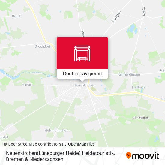 Neuenkirchen(Lüneburger Heide) Heidetouristik Karte