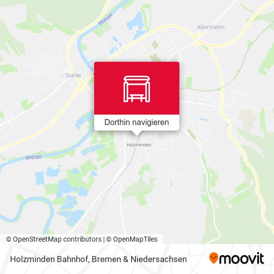 Holzminden Bahnhof Karte
