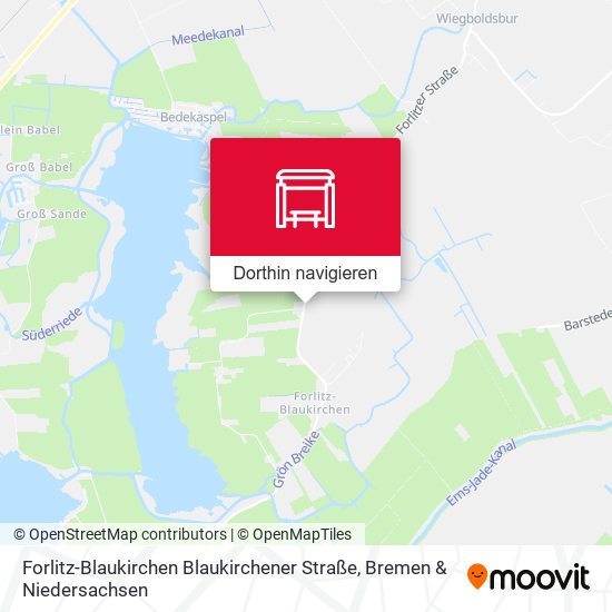 Forlitz-Blaukirchen Blaukirchener Straße Karte