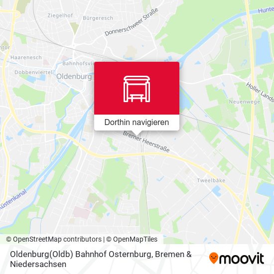 Oldenburg(Oldb) Bahnhof Osternburg Karte
