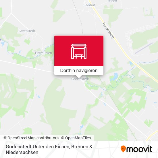 Godenstedt Unter den Eichen Karte