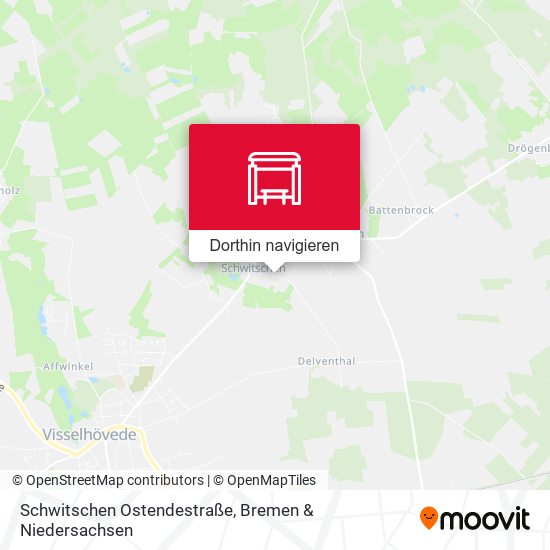 Schwitschen Ostendestraße Karte