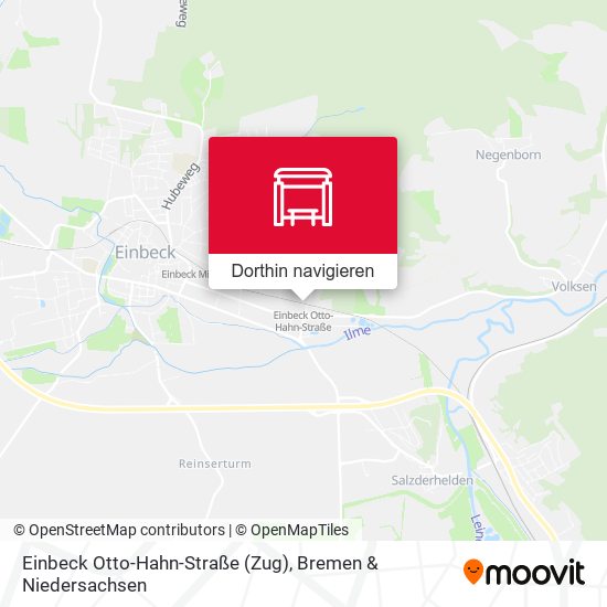 Einbeck Otto-Hahn-Straße (Zug) Karte