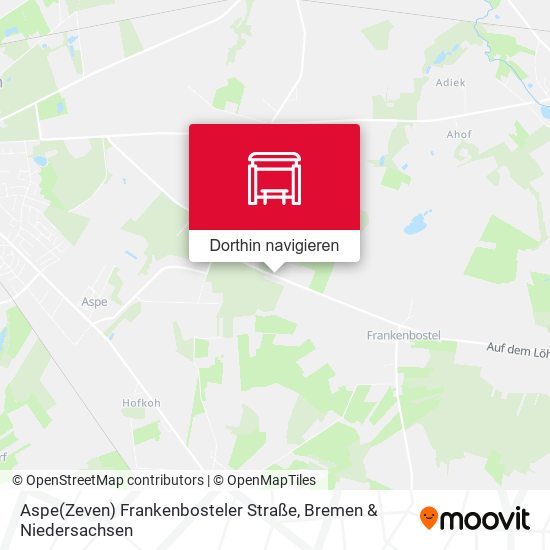 Aspe(Zeven) Frankenbosteler Straße Karte