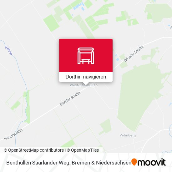 Benthullen Saarländer Weg Karte