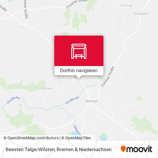 Beesten Talge/Wilsten Karte