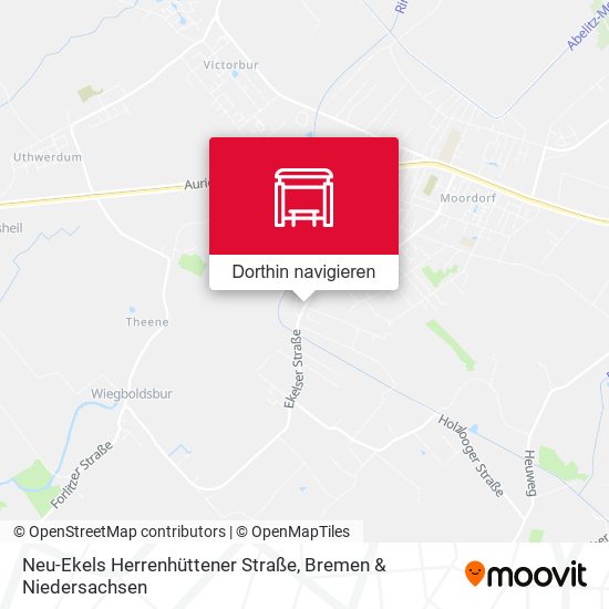 Neu-Ekels Herrenhüttener Straße Karte