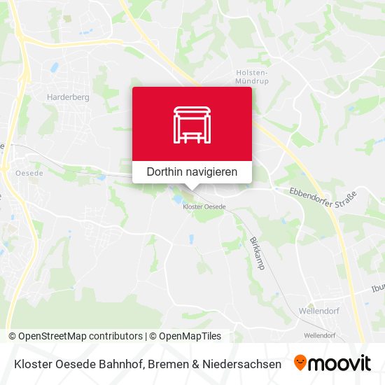 Kloster Oesede Bahnhof Karte
