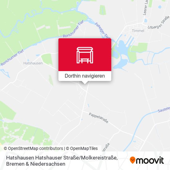 Hatshausen Hatshauser Straße / Molkereistraße Karte