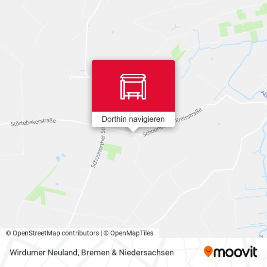Wirdumer Neuland Karte