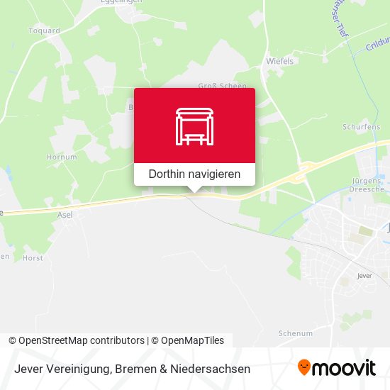 Jever Vereinigung Karte