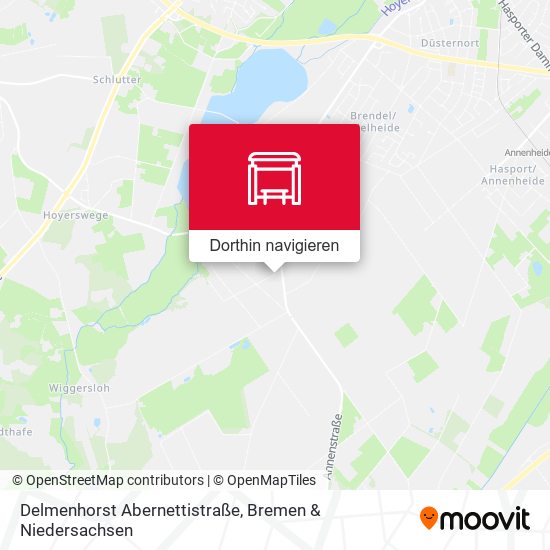 Delmenhorst Abernettistraße Karte