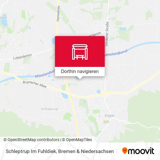 Schleptrup Im Fuhldiek Karte