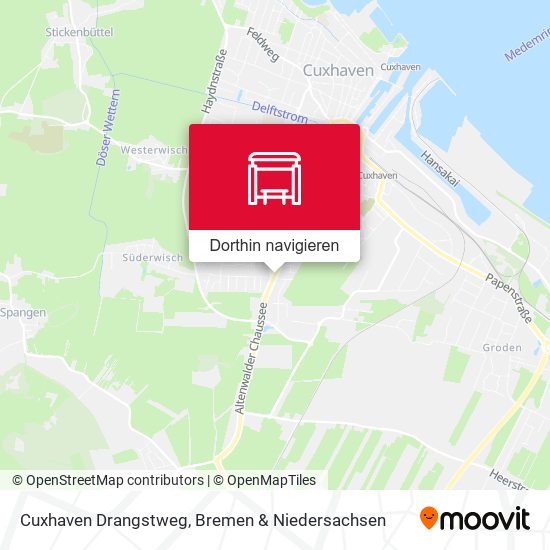 Cuxhaven Drangstweg Karte