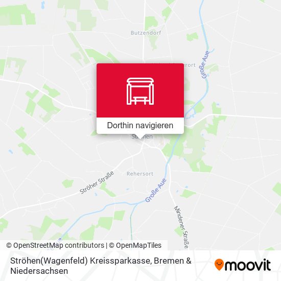 Ströhen(Wagenfeld) Kreissparkasse Karte