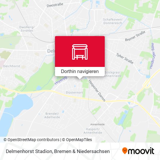Delmenhorst Stadion Karte