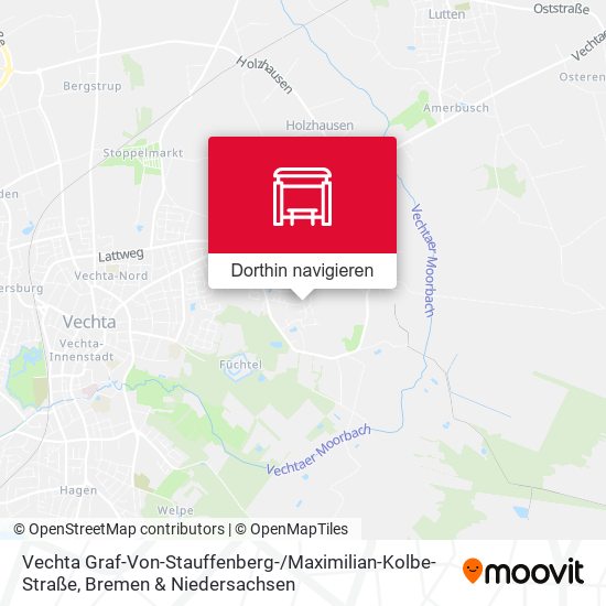 Vechta Graf-Von-Stauffenberg- / Maximilian-Kolbe-Straße Karte
