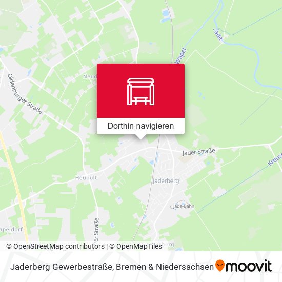 Jaderberg Gewerbestraße Karte