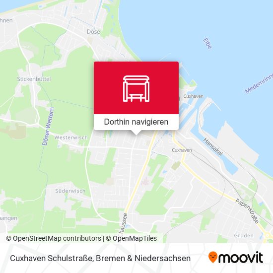 Cuxhaven Schulstraße Karte