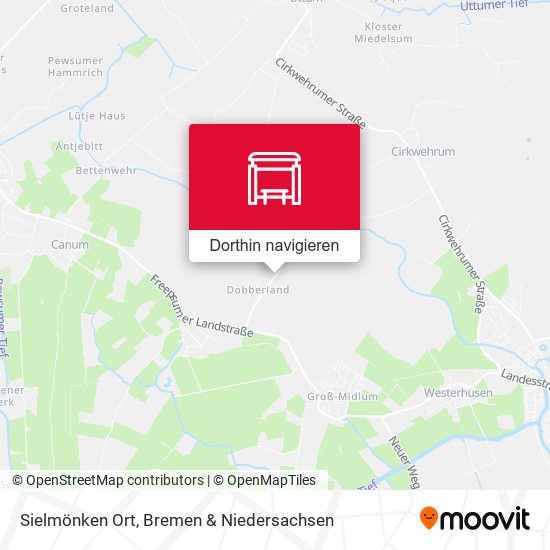 Sielmönken Ort Karte