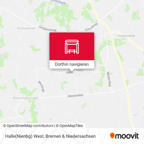 Halle(Nienbg) West Karte