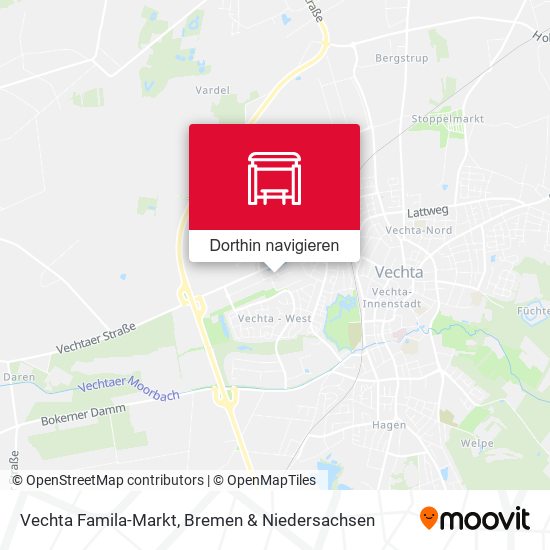Vechta Famila-Markt Karte