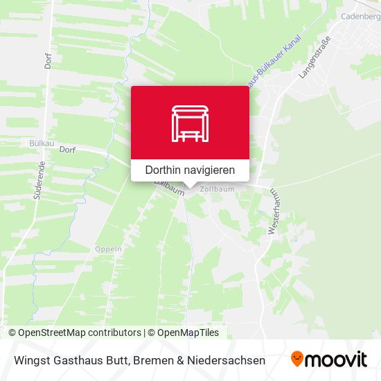 Wingst Gasthaus Butt Karte