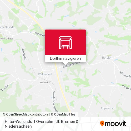 Hilter-Wellendorf Overschmidt Karte