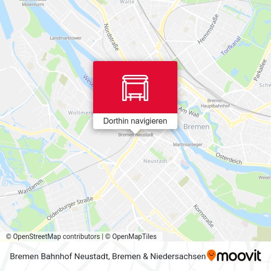 Bremen Bahnhof Neustadt Karte