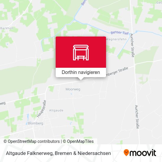 Altgaude Falknerweg Karte