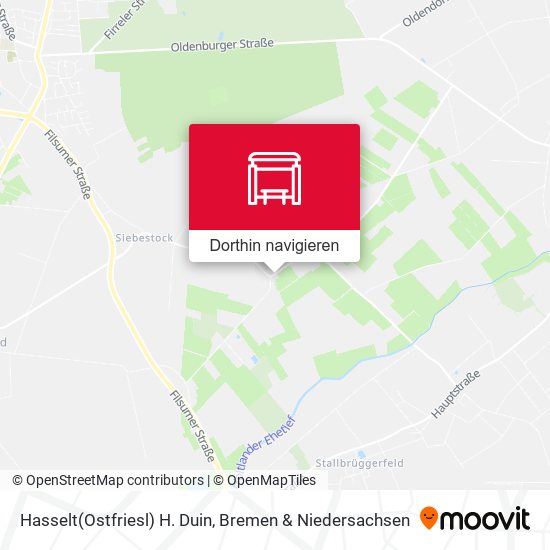 Hasselt(Ostfriesl) H. Duin Karte
