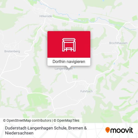 Duderstadt-Langenhagen Schule Karte