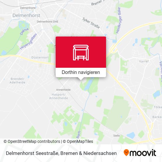 Delmenhorst Seestraße Karte