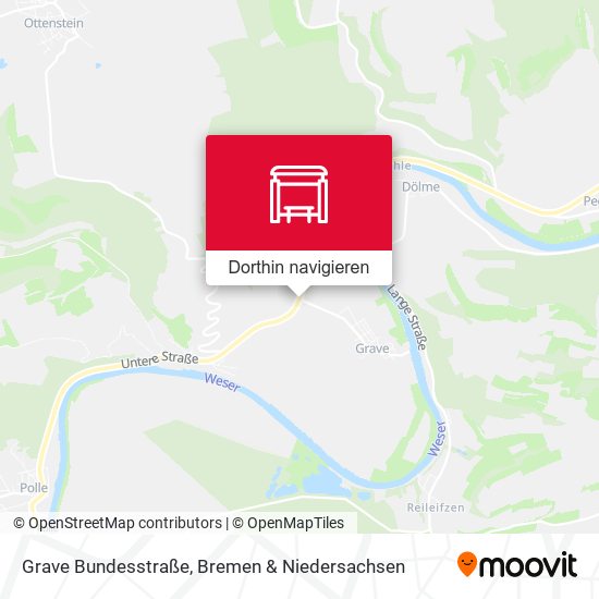 Grave Bundesstraße Karte