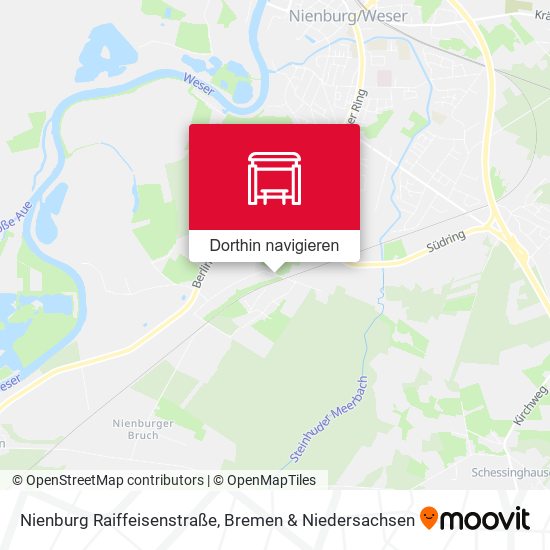 Nienburg Raiffeisenstraße Karte
