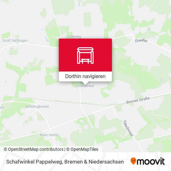 Schafwinkel Pappelweg Karte