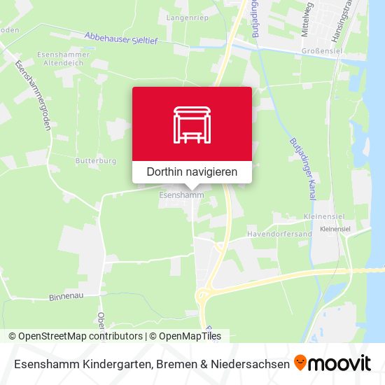 Esenshamm Kindergarten Karte
